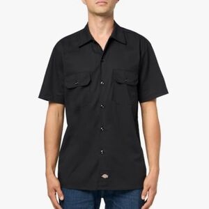Dickies Men's Black Flex Work Shirt